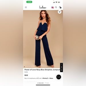 Lulus jumpsuit
